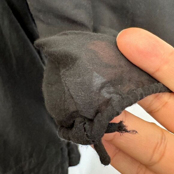 Rebecca Taylor Silk Blend Top Black - Picture 10 of 12